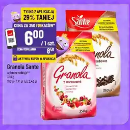 Polomarket Granola z owocami Sante oferta