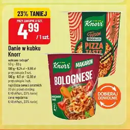 Polomarket Danie w kubku Knorr Makaron Bolognese oferta