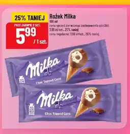 Polomarket Rożek Milka Choc Topped Cone oferta