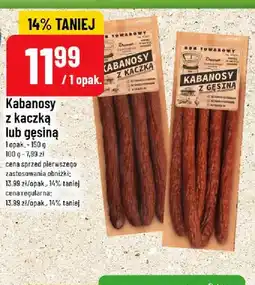 Polomarket Kabanosy z kaczką Dom Towarowy oferta