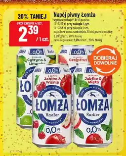 Polomarket Piwo bezalkoholowe Łomża Radler Cytryna & Limonka oferta