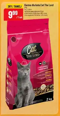 Polomarket Karma dla kota Cat The Lord z wołowiną i warzywami oferta