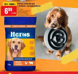 Polomarket Karma sucha dla psa z drobiem i wołowiną Heros oferta