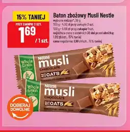 Polomarket Baton zbożowy Musli Nestlé czekoladowy oferta