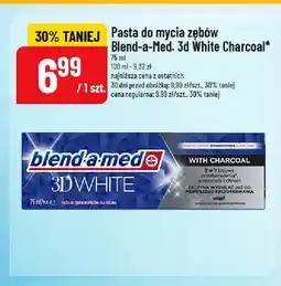 Polomarket Pasta do mycia zębów Blend-a-Med 3D White Charcoal oferta