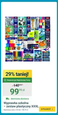ERLI Wyprawka szkolna zestaw plastyczny XXXL oferta