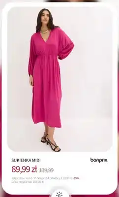 BonPrix Sukienka midi Bonprix oferta