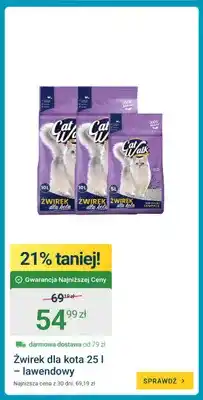 ERLI Żwirek dla kota Cat Walk lawendowy oferta