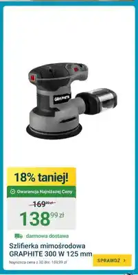 ERLI Szlifierka mimośrodowa Graphite oferta