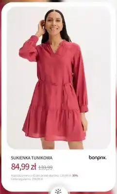 BonPrix Sukienka tunikowa Bonprix oferta