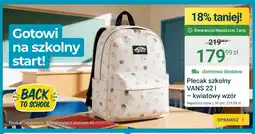 ERLI Plecak szkolny VANS 22 l kwiatowy wzór oferta