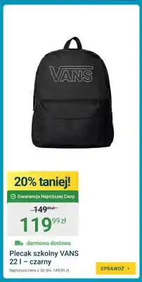 ERLI Plecak szkolny VANS 22 l czarny oferta