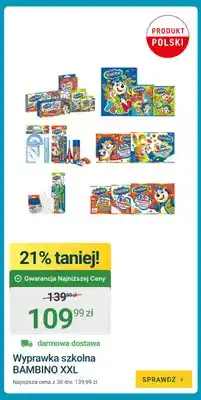 ERLI Wyprawka szkolna Bambino XXL oferta