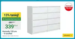 ERLI Komoda 120 cm 8 szuflad oferta