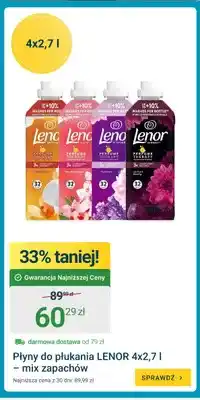 ERLI Płyn do płukania Lenor 4-pak 2,7 l mix zapachów oferta