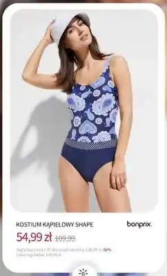 BonPrix Kostium kąpielowy Shape Bonprix oferta