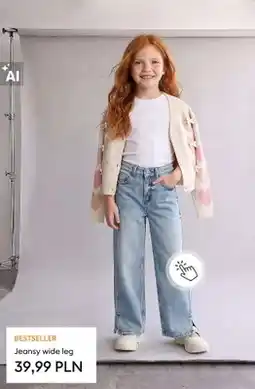 Sinsay Jeansy wide leg oferta