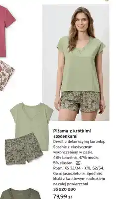 Tchibo Piżama damska z krótkimi spodenkami Tchibo oferta
