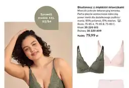Tchibo Biustonosz z miękkimi miseczkami khaki oferta