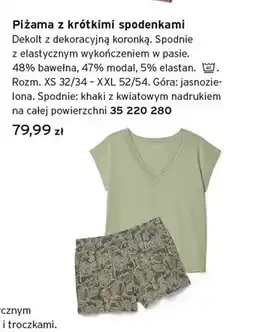 Tchibo Piżama z krótkimi spodenkami oferta