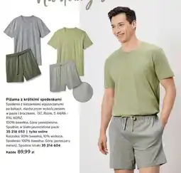 Tchibo Piżama męska z krótkimi spodenkami oferta