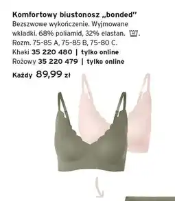 Tchibo Biustonosz komfortowy bonded oferta