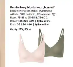 Tchibo Komfortowy biustonosz bonded różowy Tchibo oferta