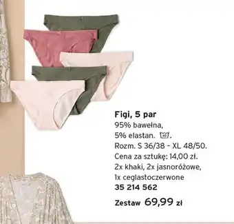 Figi damskie Tchibo 5-pak