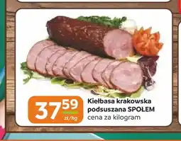 Społem Częstochowa Kiełbasa krakowska podsuszana Społem oferta