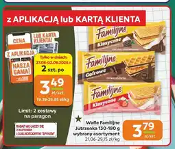 Społem Częstochowa Wafle Familijne Jutrzenka oferta