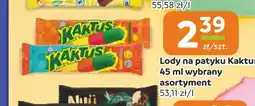 Społem Częstochowa Lody na patyku Kaktus oferta