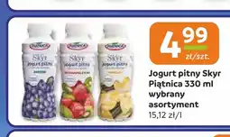 Społem Częstochowa Jogurt pitny Skyr jagodowy Piątnica oferta