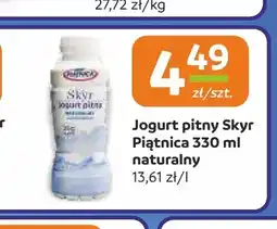 Społem Częstochowa Jogurt pitny Skyr naturalny Piątnica oferta