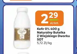 Społem Częstochowa Kefir naturalny Z Wiejskiego Dworku 0% oferta