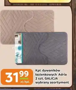 Społem Częstochowa Komplet dywaników łazienkowych Adria Galicja 2-pak oferta