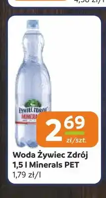 Społem Częstochowa Woda niegazowana Żywiec Zdrój Minerals oferta