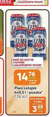 Społem Częstochowa Piwo Leżajsk Pełne 4-pak oferta