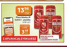 Społem Częstochowa Piwo Warka 4-pak oferta