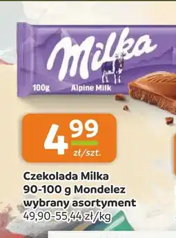 Społem Częstochowa Czekolada Milka Alpine Milk oferta