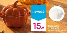 Pepco Miseczka z dolomitu z pokrywką pomarańczowa oferta