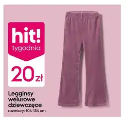 Pepco Legginsy welurowe dziewczęce oferta