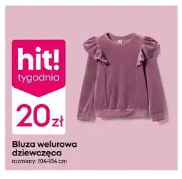 Pepco Bluza welurowa dziewczęca oferta