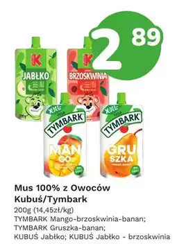 Limonka Mus 100% z owoców Kubuś Jabłko oferta