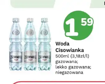 Woda lekko gazowana Cisowianka