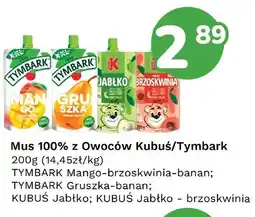 Limonka Mus 100% z owoców Tymbark Mango Brzoskwinia Banan oferta