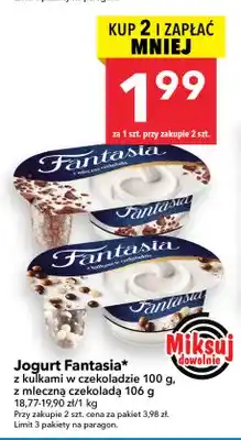 Jogurt Fantasia z kulkami w czekoladzie