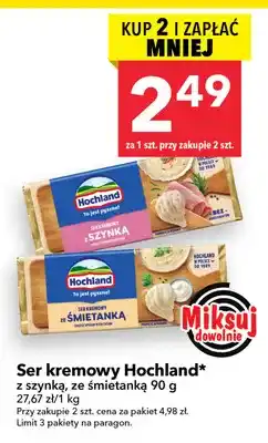 Ser kremowy z szynką Hochland