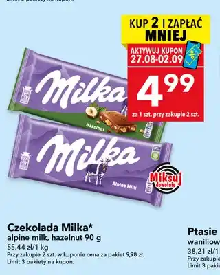 Czekolada Milka Alpine Milk