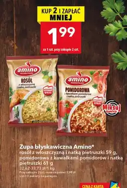 Lewiatan Zupa błyskawiczna Amino rosół z włoszczyzną i natką pietruszki oferta