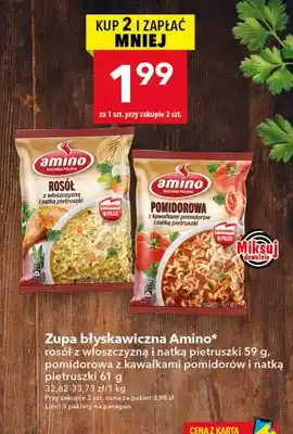 Zupa błyskawiczna Amino rosół z włoszczyzną i natką pietruszki